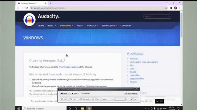 How to download and install Audacity | on windows and Mac OS and Linux | in hindi смотреть онлайн