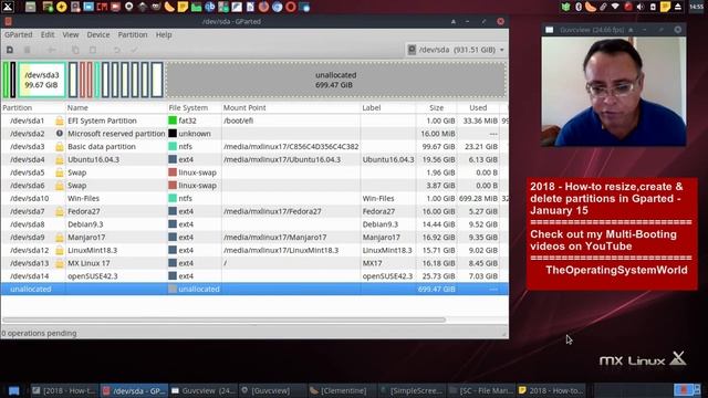 2018 - How-to resize, create & delete partitions in Gparted - January 15 смотреть онлайн