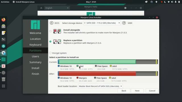 Windows & Manjaro Dual boot qilib o'rnatish смотреть онлайн