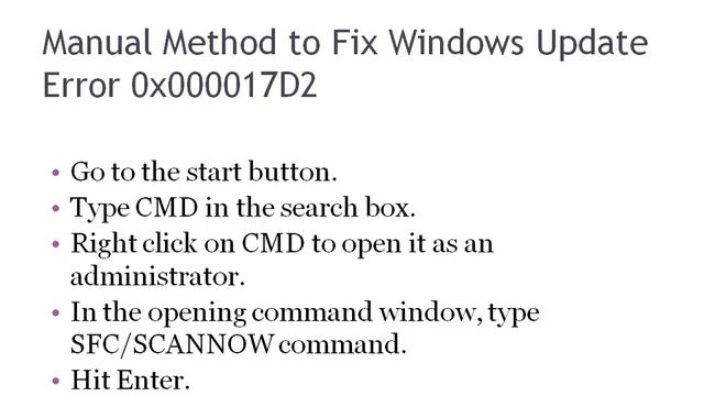 Fix Windows Update Error 0x000017D2 смотреть онлайн