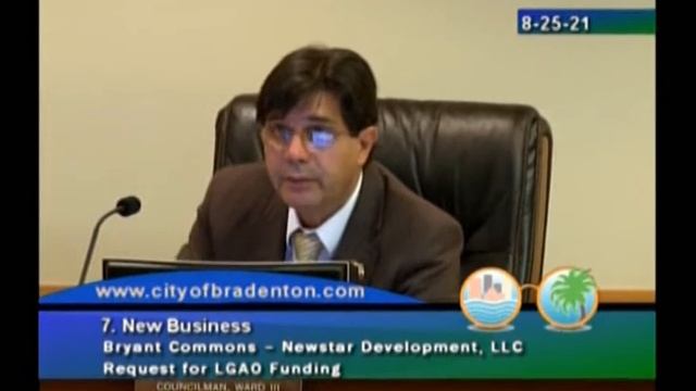Bradenton City Council Meeting, August 25, 2021 смотреть онлайн