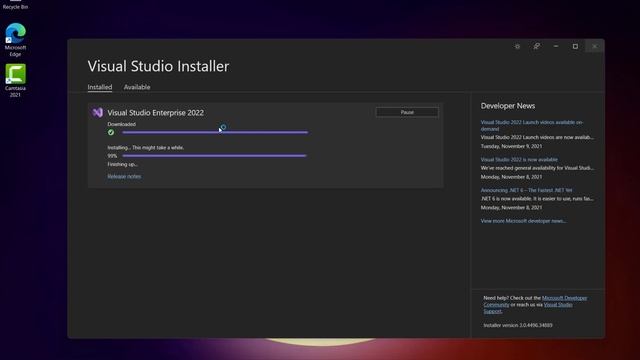 Using winget to Install Visual Studio 2022 смотреть онлайн