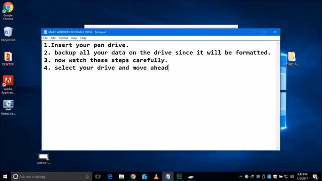 Easy way to create bootable drive using windows. no cmd/no downloads. смотреть онлайн