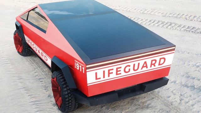 Tesla CyberTruck - Police Fire Lifeguard Emergency Vehicles смотреть онлайн