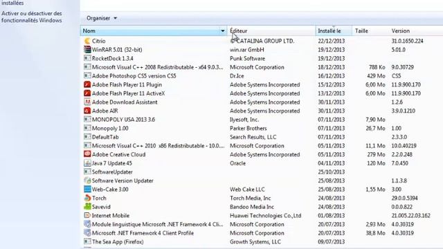 désinstaller un programme sur windows 7 смотреть онлайн