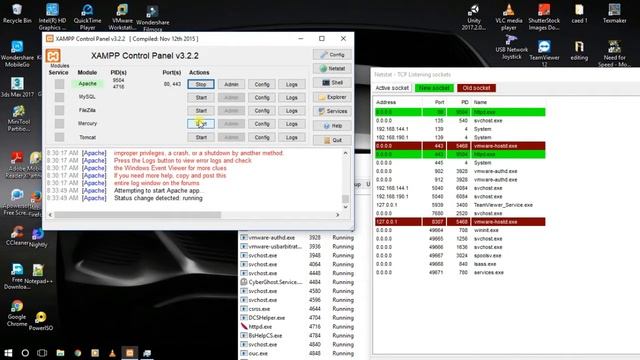 Solved: XAMPP Port 80 in use by “Unable to open process” смотреть онлайн