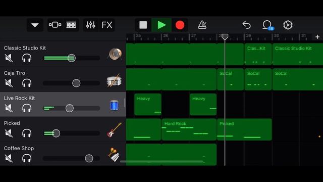Muse - Metal Medley (live version - without guitar - garageband cover) смотреть онлайн