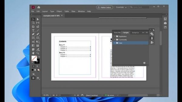 InDesign Extension: Auto-Update Table of Contents