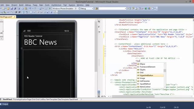 RSS Reader for WP7 - [Detailed] Part 3 of 6 смотреть онлайн