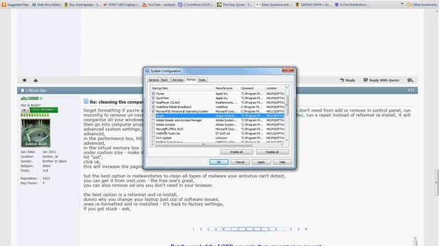 removing startup programs and increasing paging file size смотреть онлайн