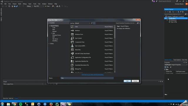 Visual Studio 2015 - Simple Project Setup смотреть онлайн