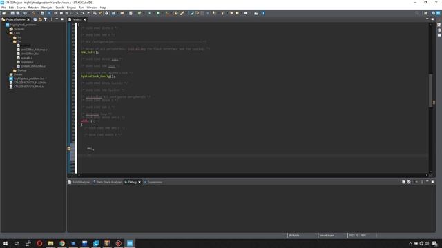 STM32CubeIDE Dark Color Theme and Font Theme Highlighted code bug смотреть онлайн