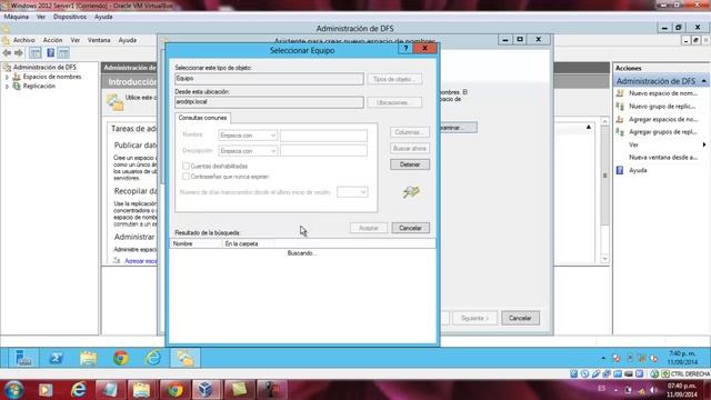 Configuración servidor DFS windows. смотреть онлайн