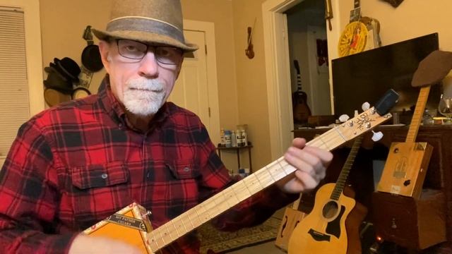 Lynyrd Skynyrd Sweet Home Alabama 3 String Beginner Cigar Box Guitar Lesson #cbglesson смотреть онлайн