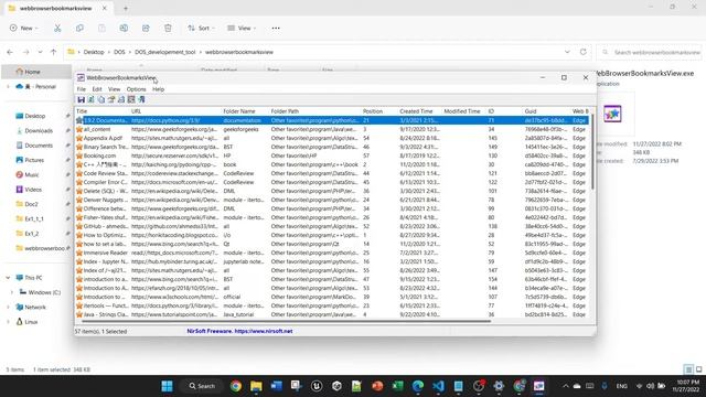How to look at all bookmarks of explorer in Windows?webbrowserbookmarksview Development tool serie смотреть онлайн