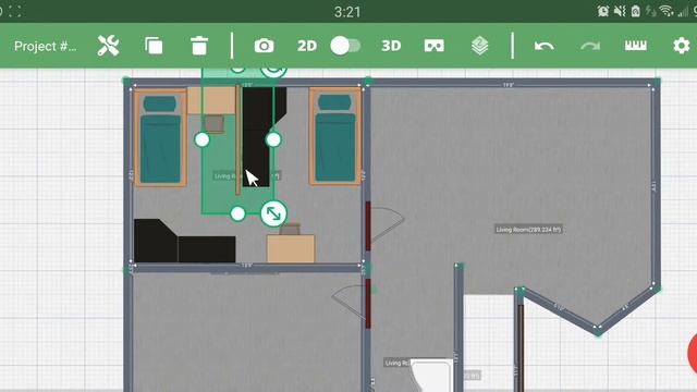 2 Bedroom Simple Christmas Home Design 3D Plan with interior Design and RENDERS Planner 5D смотреть онлайн