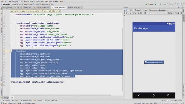 Login | Facebook SDK - Android Studio Tutorial смотреть онлайн