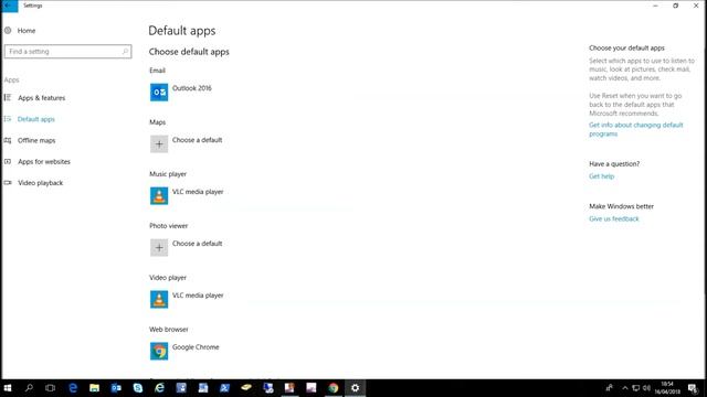 Setup Default Web Browser In Windows 10 смотреть онлайн