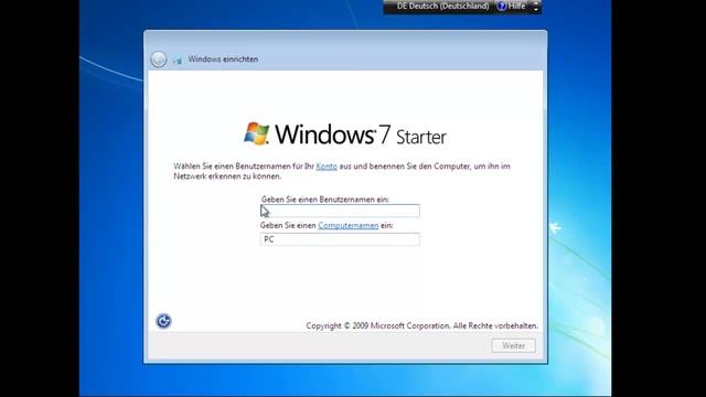 Windows 7 Installation смотреть онлайн