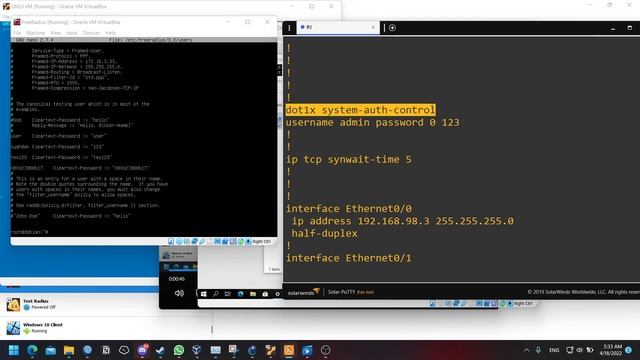 Cisco Dot1x Mac Authentication Bypass with Freeradius (Quick Config) смотреть онлайн