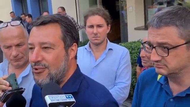 MATTEO SALVINI A PINZOLO CON IL PRESIDENTE MAURIZIO FUGATTI смотреть онлайн