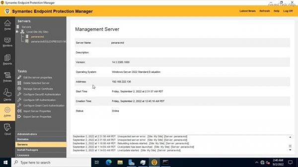 how to update definitions in symantec endpoint protection manager
