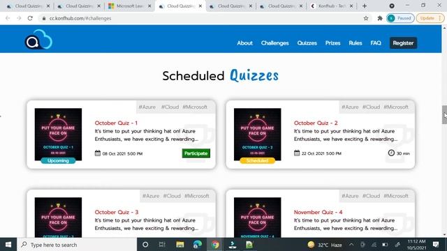 Microsoft Azure Learning Free of cost | Participate in Azure quiz and win cash and Swag смотреть онлайн