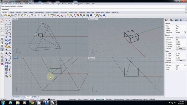 100 Setting Camera for Vray Rendering in Rhino 3D смотреть онлайн