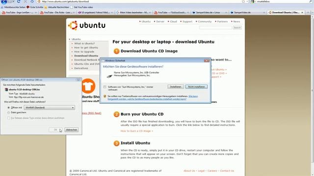 linux auf einer virtuellen maschiene instaliren teil1-2 смотреть онлайн