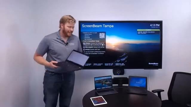 ScreenBeam 1100 Plus Wireless Display Receiver using ScreenBeam Conference смотреть онлайн