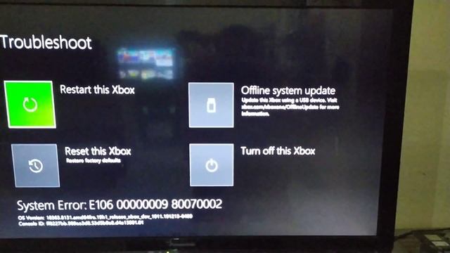 XBOX ONE não entra no sistema, e não restaura as configurações de fabrica! смотреть онлайн