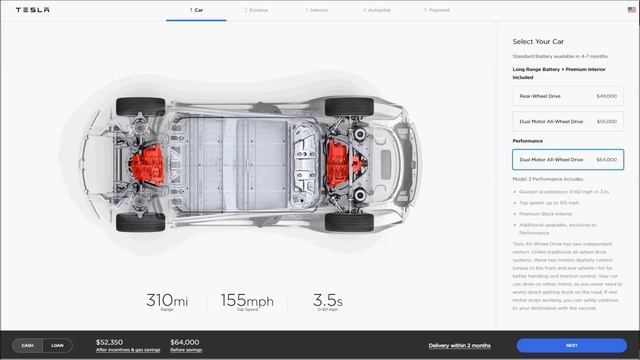 Test Drove a Tesla Performance Model 3 смотреть онлайн