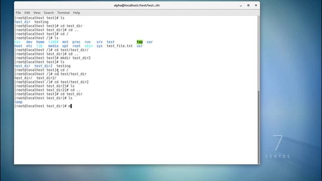 Linux/Unix Tutorial for Beginners for cd, mv, rm command смотреть онлайн