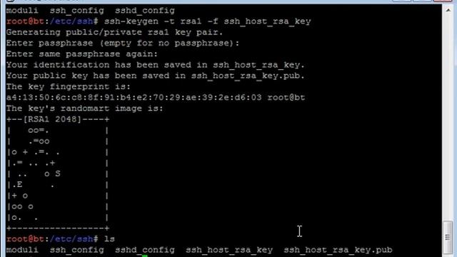 Solving missing ssh_host_dsa_key or ssh_host_rsa_key смотреть онлайн