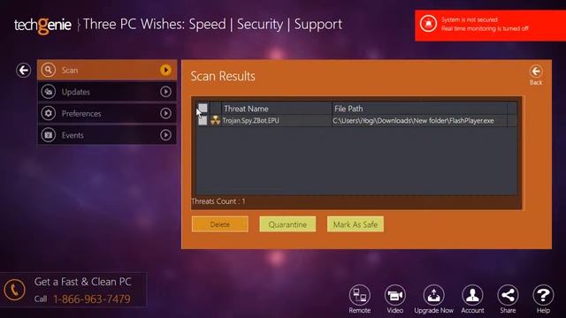 Remove Trojan.Spy.ZBot.EPU from your computer using TechGenie смотреть онлайн