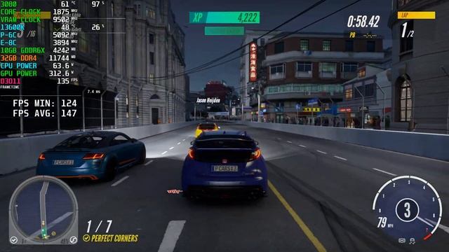 Project Cars 3 [High] RTX 3080 - 13600K 5.1GHz 1440P смотреть онлайн