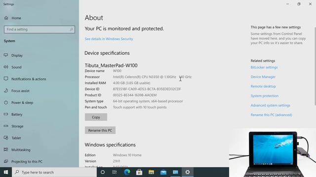 Tibuta W100 Windows 10 2-in-1 Tablet Review смотреть онлайн