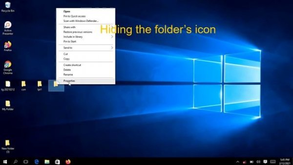 Folder Settings  - Windows 10 Tips & Tricks