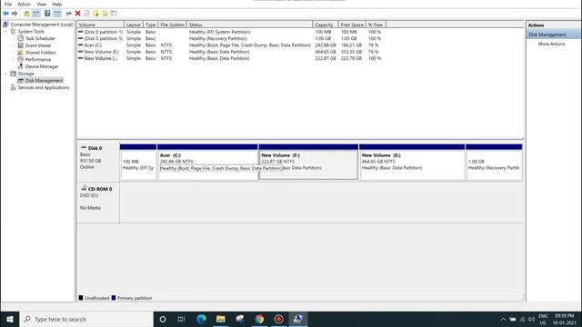 How to Extend Local C Size without Software in Windows 10 2021! смотреть онлайн