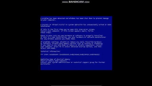 Windows XP BSOD Part 13 смотреть онлайн