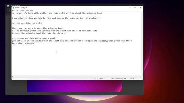 Windows 11 Screenshot shortcut смотреть онлайн