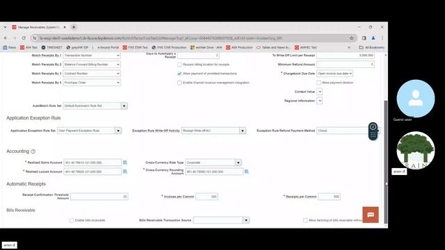 Oracle Fusion - Financials weekend session 16 - Receivables setups Part II смотреть онлайн