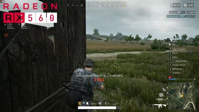 PUBG LITE On RX 560 4GB Erangle ultra 1080p 144+FPS смотреть онлайн