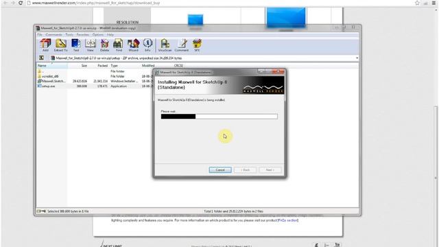 Maxwell Free for SketchUp 8 - installation смотреть онлайн