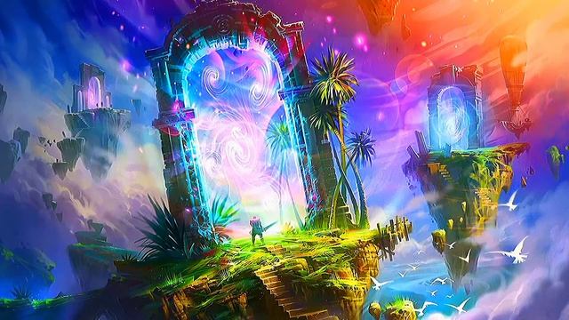 Portal In Space Moving Wallpaper Animation смотреть онлайн