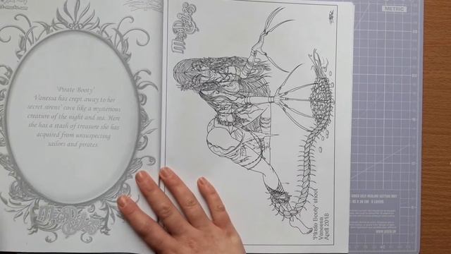 Mega Babes Colouring Book 1 By Jarrod Elvin | Review And Flip Though