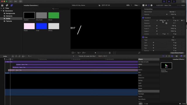 Jon Olsson Inspired Title Tutorial for Final Cut Pro X смотреть онлайн