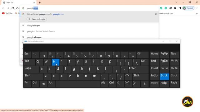 Computer Screen Keyboard Show || Shortcut Key To Open On Screen Windows 10 Pc/laptop смотреть онлайн