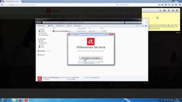 Download & Installation Avira Free Antivirus 2016 (Tutorial Deutsch) смотреть онлайн