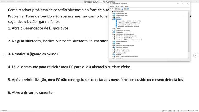 Como resolver problema de conexão bluetooth do fone de ouvido JBL Tune 510BT no Windows 10? смотреть онлайн